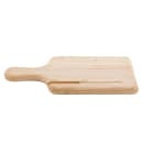 Tablecraft 79K Natural Finish Wood Bread Board, 13 1/2 x 7 1/2" Knife Slot thumbnail 3