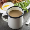 Tablecraft 80009 12 oz Enamelware Mug - Porcelain, Creamy White thumbnail 6