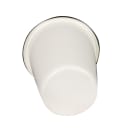 Tablecraft 80011 16 9/10 oz Enamelware Side Cup - Porcelain, Creamy White thumbnail 3