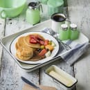 Tablecraft 80012 Rectangular Serving Tray - 16" x 11 1/2", Porcelain, Creamy White thumbnail 6