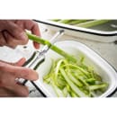 Tablecraft 80014 Rectangular Serving Pan - 9 3/8" x 7", Porcelain, Creamy White thumbnail 4