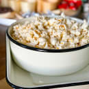 Tablecraft 80016 8 1/2" Round Serving Tray - Porcelain, Creamy White thumbnail 5