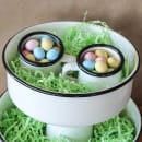 Tablecraft 80016 8 1/2" Round Serving Tray - Porcelain, Creamy White thumbnail 6