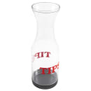 Tablecraft 812 TIPS Carafe w/ Twist Off Bottom, SAN Plastic thumbnail 2