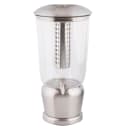 Tablecraft 85 5 gal Beverage Dispenser w/ Infuser & Ice Tube - Stainless Base thumbnail 3