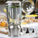 Tablecraft 85 5 gal Beverage Dispenser w/ Infuser & Ice Tube - Stainless Base thumbnail 6