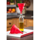 Tablecraft 9085 8 1/2 oz Cruet w/ Stainless Steel Pourer - Green, Green Tint thumbnail 7