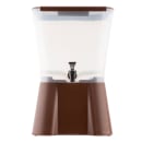 Tablecraft 954 3 gal Beverage Dispenser - Plastic Container, Brown Base thumbnail 3
