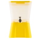 Tablecraft 955 3 gal Beverage Dispenser - Plastic Container, Yellow Base thumbnail 3