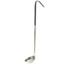 Tablecraft 9701 1 oz Ladle - Stainless Steel, Black Vinyl Handle thumbnail 3