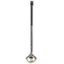 Tablecraft 9701 1 oz Ladle - Stainless Steel, Black Vinyl Handle thumbnail 4