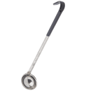 Tablecraft 9701 1 oz Ladle - Stainless Steel, Black Vinyl Handle thumbnail 6