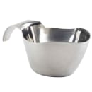 Tablecraft 9808 8 oz Stackable Gravy Boat, Brushed Stainless Steel thumbnail 3
