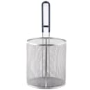 Tablecraft 986 6 1/2" Round Pasta Basket - Stainless Steel thumbnail 4