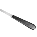 Tablecraft AM3314BK 13 1/2"L Slotted Stainless Turner w/ Black Vinyl Handle thumbnail 7