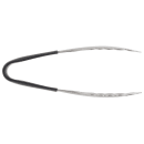 Tablecraft AM3706BK 6"L Stainless Utility Tongs, Black thumbnail 2