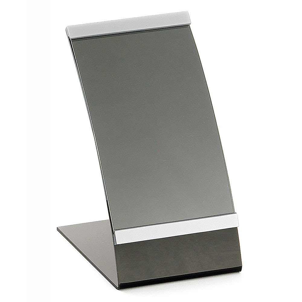 Tablecraft AS46 Acrylic Curved Menu Holder, 4 x 6"