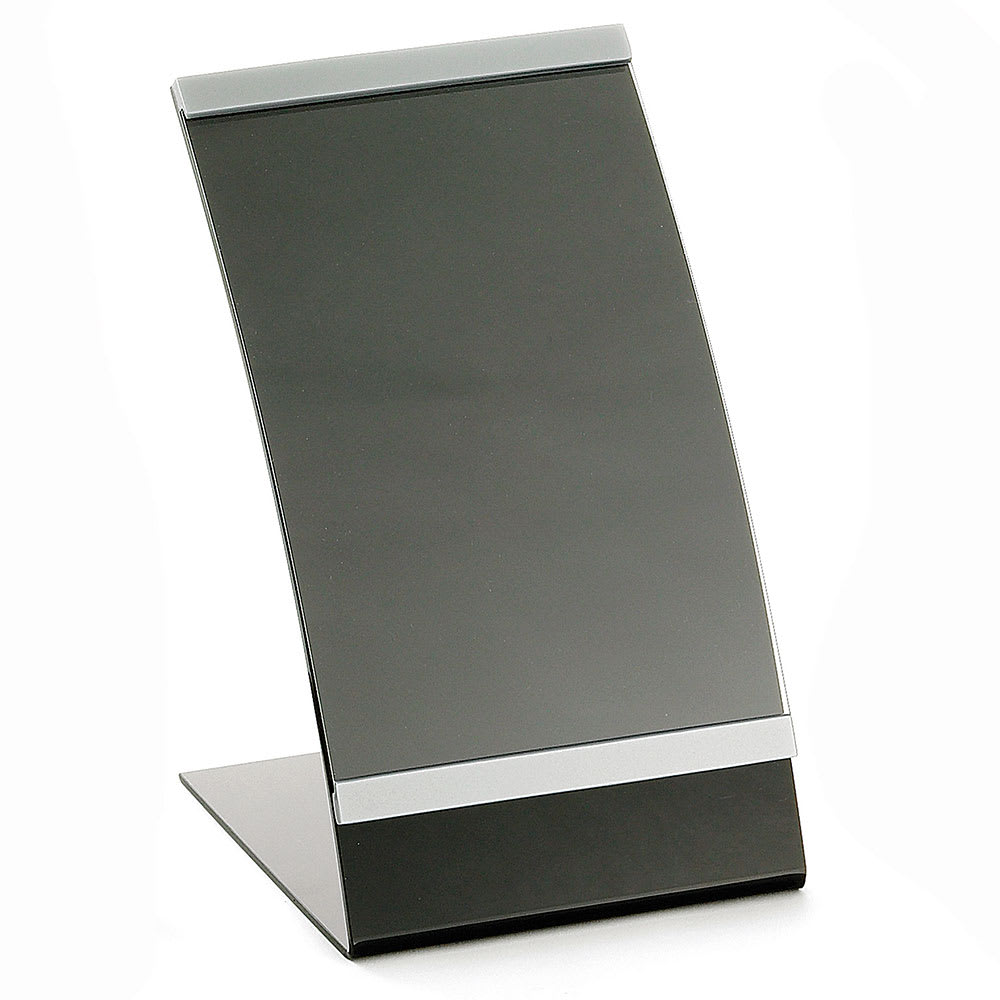 Tablecraft AS57 Acrylic Curved Menu Holder, 5 1/2 x 8 1/2"
