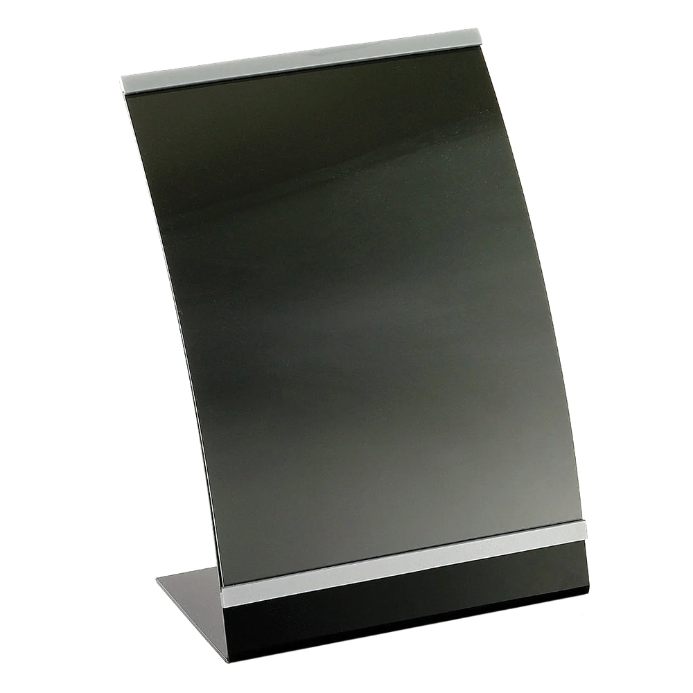 Tablecraft AS811 Acrylic Curved Menu Holder 8 1/2 x 11"