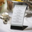 Tablecraft AS811 Acrylic Curved Menu Holder 8 1/2 x 11" thumbnail 2