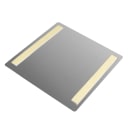 Tablecraft B10 Stainless Steel Sign, 5" x 5", Men Restroom thumbnail 4