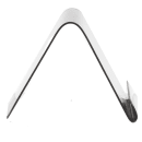 Tablecraft B17 Stainless Steel Card Holder w/ Lip, 2 1/2 x 2 x 2" thumbnail 4