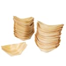 Tablecraft BAMDB3 Disposable Serving Bowl - 3 1/2" x 2", Eco Friendly, Pinewood thumbnail 4