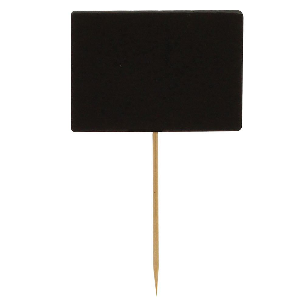 Tablecraft BAMDCB35 3 1/2" Bamboo Chalkboard Pick