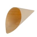 Tablecraft BAMDCN6 Disposable Serving Cone, 2" x 6", Eco-Friendly, Pinewood thumbnail 4