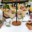 Tablecraft BAMDCN7 4 3/4 oz Disposable Serving Cone - Pinewood thumbnail 6