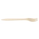 Tablecraft BAMDF65 6 1/2" Disposable Fork, Pinewood thumbnail 5
