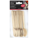 Tablecraft BAMDSPN65 6 1/2" Disposable Spoon, Pinewood thumbnail 2