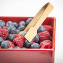 Tablecraft BAMDT35 3 1/2"L Bamboo Serving Tongs thumbnail 3