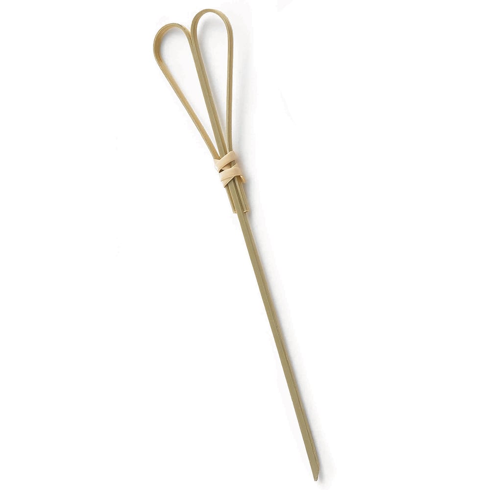 Tablecraft BAMH6 6" Bamboo Heart Looped Pick
