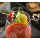 Tablecraft BAML35 3 1/2" Bamboo Card Holder Pick thumbnail 2