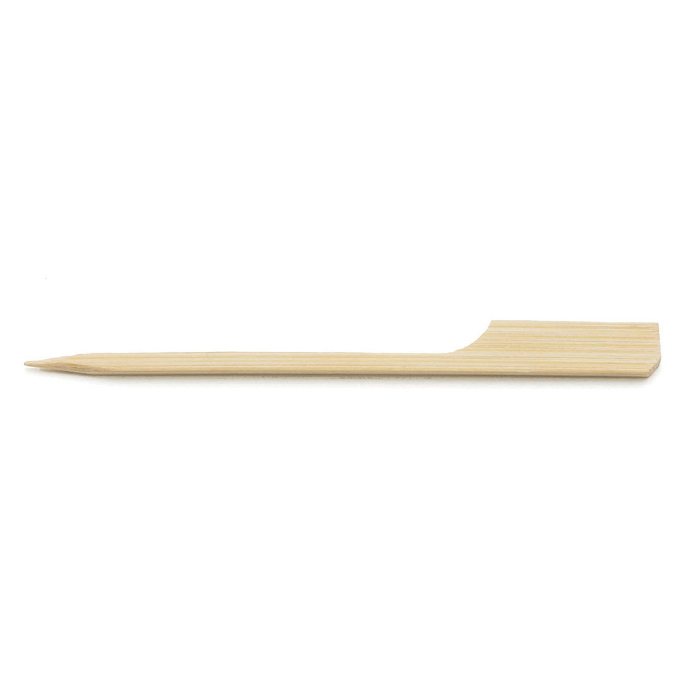 Tablecraft BAMP35 3 1/2" Bamboo Paddle Pick
