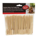 Tablecraft BAMP35G 3 1/2" Bamboo Gluten Free Paddle Pick thumbnail 2