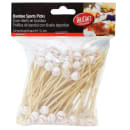 Tablecraft BAMSP145 4 1/2" Bamboo Baseball Pick thumbnail 2