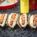 Tablecraft BBQ48 Hot Dog/Taco Prep Tray - 11x4x2" Stainless thumbnail 5