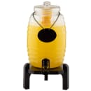 Tablecraft BDG1000 2 1/2 Gallon Beehive™ Glass Beverage Dispenser w/ Infuser - Clear thumbnail 6
