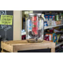 Tablecraft BDG3000 2 Gallon Mason Jar™ Round Glass Beverage Dispenser w/ Infuser - Clear thumbnail 3