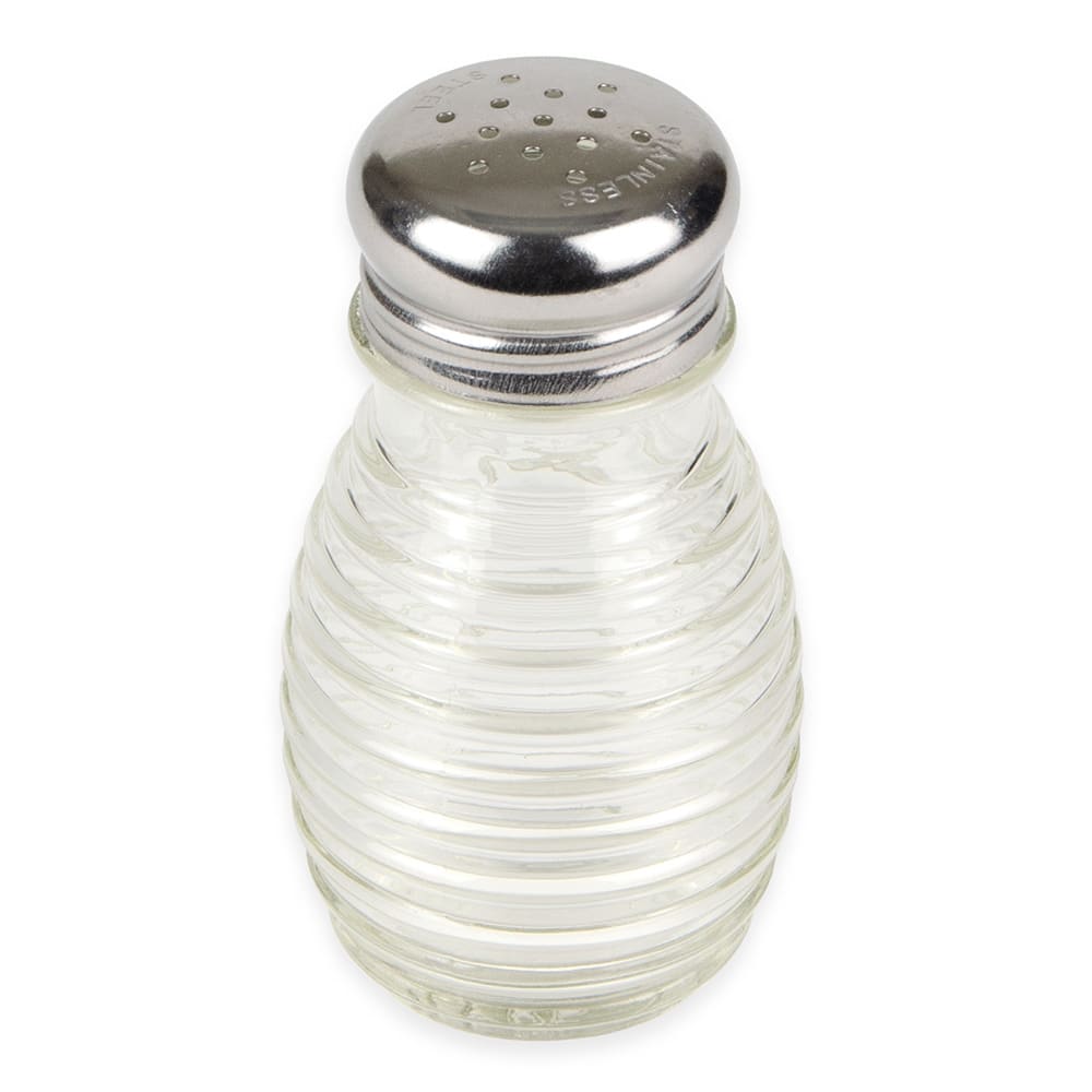 Tablecraft BH2 2 oz Salt/Pepper Shaker - Glass, 3 1/5"H