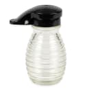 Tablecraft BH2MPBK 2 oz Flip-top Lid Salt/Pepper Shaker - Glass, 3 1/5"H thumbnail 2