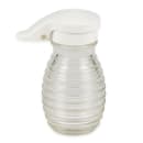 Tablecraft BH2MPW 2 oz Flip-top Lid Salt/Pepper Shaker - Glass, 3 1/5"H thumbnail 2