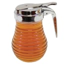 Tablecraft BH7 6 oz Beehive Collection™ Beehive Dripcut Server - Glass, Chrome Top thumbnail 2