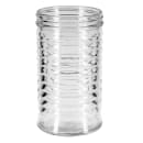 Tablecraft BH855 12 oz Glass Sugar Pourer w/ Center Pour Stainless Steel Top thumbnail 3