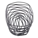 Tablecraft BK11709 Artisan Collection Basket, 9" X 4" X 2 in, Oblong, Black thumbnail 3