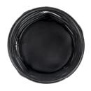 Tablecraft BK155 Round Sugar Caddy - Metal, Black thumbnail 4