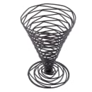 Tablecraft BK157 Artisan Collection Appetizer Cone, 4 3/4 x 6 3/4 in, Black Powder Coated Metal thumbnail 3