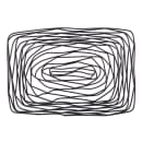 Tablecraft BK17209 Artisan Collection Basket, 9" X 6" X 2 1/2 in, Rectangular, Black thumbnail 4